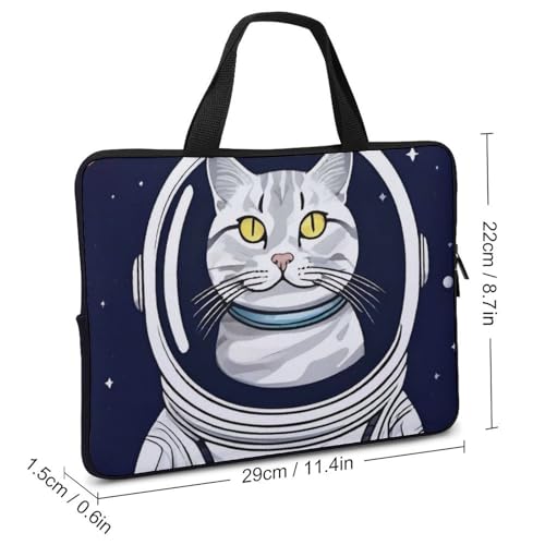 Housse ordinateur portable 10" anti-rayures étui rigide souple chat - 2