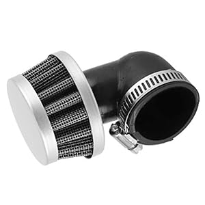 Socobeta Filtre à air de 35 mm, filtre à air coudé en alliage d’aluminium, excellent remplacement pour 90 cc et 110 cc, la plupart des quads et motos tout-terrain pour votre ancien
