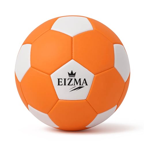 Genérico bola de futebol com efeito para crianças, bola com efeito curva, feita de espuma vinílica acetinada resistente e suave, trajetória curva realista, interior e exterior, ideal para crianças e iniciantes