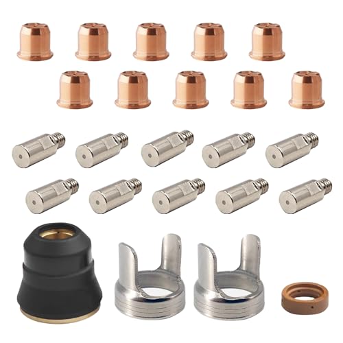 Électrodes IPT40 lot de 24 consommables torche plasma pour découpeur métaux YESWELDER