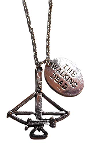 Walking Zombies Darryl Dixon Cross Bow Necklace with 20' Chain
