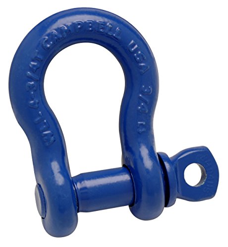 3/8 Anchor Shackle, Screw Pin, Painted