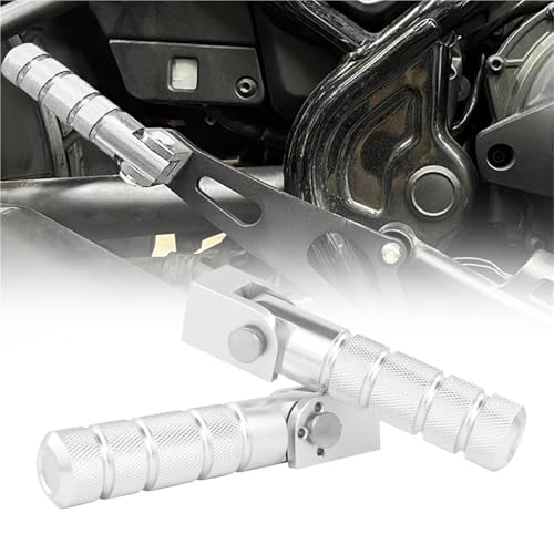 Pédales de moto en aluminium de 8 mm avec finition haut de gamme pour Aprilia