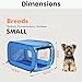 Beatrice Home Fashions Portable, Collapsible, Pop Up Kennel Travel Cat and Dog Crate, 32.5