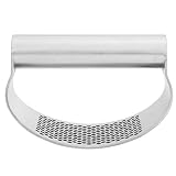 [Material de alta calidad] Esta prensa de ajo manual utiliza material de acero inoxidable de grado alimenticio, que es duradero, resistente a la corrosión y resistente al óxido.