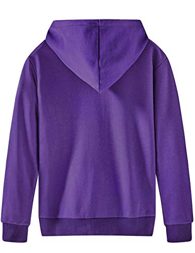 Image of Spring&Gege Boys Zip up Hoodie Soft Solid Classic Full Zip Hooded Sweatshirts for Kids (3-14 Years)