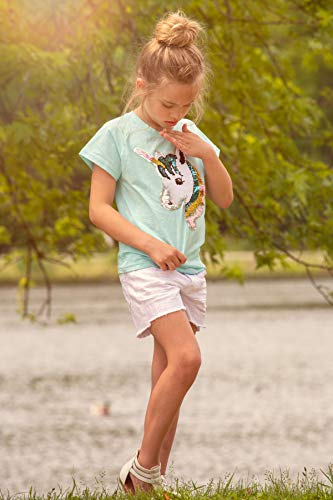 Image of Flip Sequin Unicorn Shirt Tee for Girls 3-12 Years