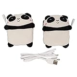 Guantes Calefactores Eléctricos, Guantes de Dibujos Animados con Calefacción USB que Mantienen el Calor y Ajustan la Correa de Forma Segura para Usar y Cómodo