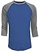 NE PEOPLE 3/4 Sleeve Baseball Tshirt Raglan Jersey Shirt top