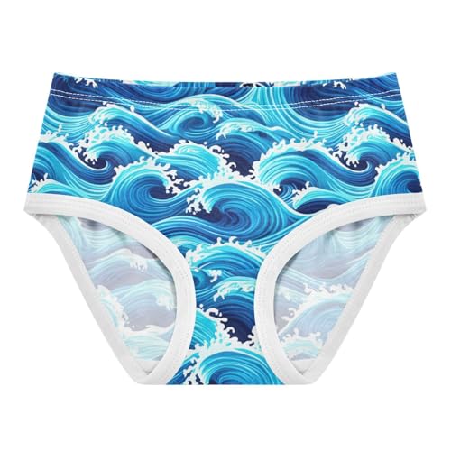 Girls' Underwear Wave Toddle Brief Panties 2303006