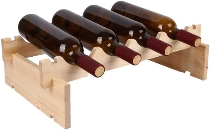 Soporte para Botellas de Vino RUVOO de Madera 1 Nivel