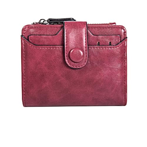 Wallet women's short fashion simple two fold multi-card wallet