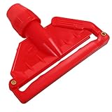 HAPINARY Mop Kopf Ersatzclip Stabiler Halter Kunststoff Wischmop Zubehör Für Haushaltsreinigung Rot