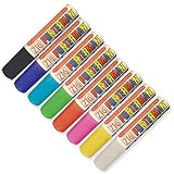 Reutilizable ZIG Posterman - Juego de rotuladores permanentes (tipo tiza, resistente al agua, tamaño extra ancho, 8 colores)
