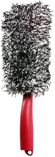 Glart Premium Microfibre Wheel Brush with Removable Cover, Gentle Cleaning from the Rim Well to the Spokes  Ideal for Expensive Wheels  Car Wheel Brush Wheels Microfibre Wheel Brush Alloy Wheels