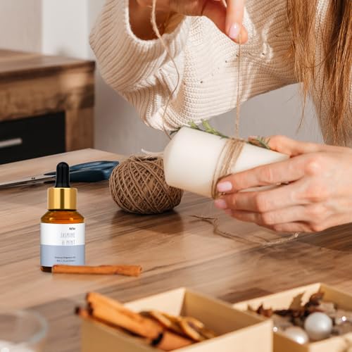 Image of Jasmine & Mint Fragrance Oil, MitFlor 30ml Hotel Diffuser Oil, Large Size Premium Grade Fragrance Oil for Soap & Candle Making Scent, Aromatherapy Essential Oil, Fresh Scent for Home Fragrance