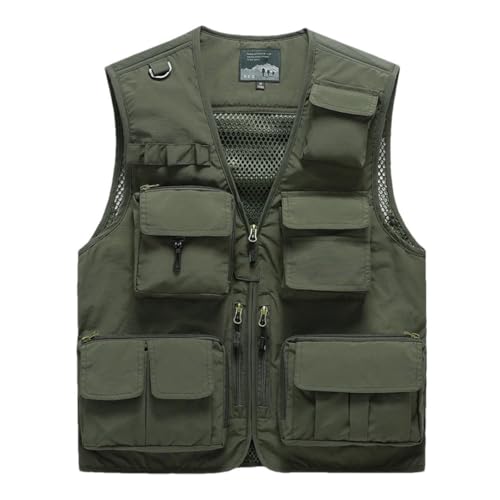 Generic Men US Tactical Hiking Fishing Vest Man Photographer Waistcoat Mesh Cargo Sleeveless Vest