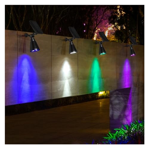Projecteurs solaires à LED vert pour jardin et éclairage extérieur de paysage