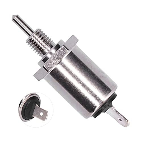TOPINCN Solenoide de Corte de Combustible Cortacésped de Carburador Grande para Carburador Solenoide de Corte de Combustible Solenoides de Cortacésped