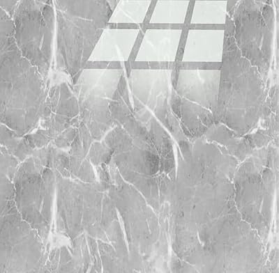 20-Sheets Peel and Stick Backsplash Marble 12"X12" Self Adhesive Wall Tile Back Splashes for Kitchen Bathroom (2, Grey)