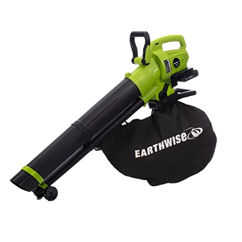 Earthwise Power Tools by ALM LBVM2202 2x20-Volt Cordless Leaf Blower, Leave Vacuum, Leaf Mulcher, 2 Batteries and Charger Included