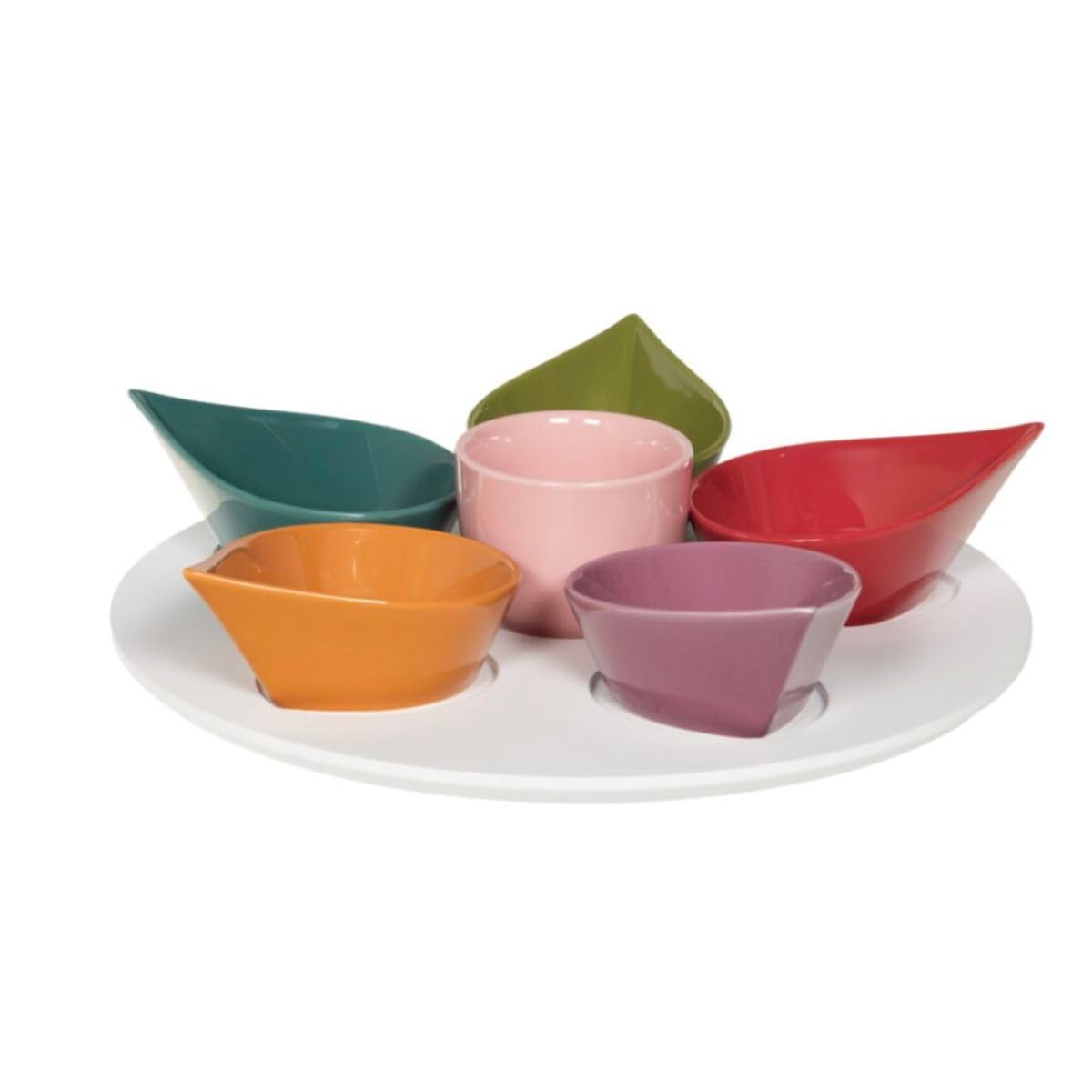 Service apéritif en porcelaine 7p – Aube