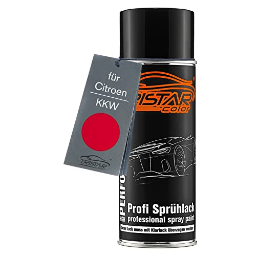 TRISTARcolor Pintura automotriz Bote de spray para Citroen KKW Rouge Postes GB Pintura base aerosol 400 ml