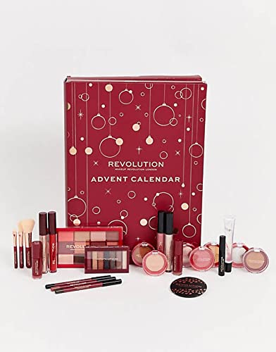 41CFrTsALVL. SL500 Calendrier de l'Avent Makeup Revolution, compte à rebours jusqu'à Noël, coffret cadeau de maquillage et cosmétique pour femme, homme et adolescent