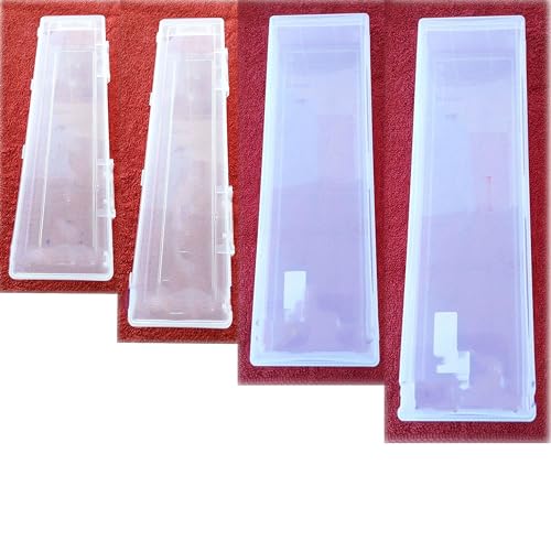 scatola plastica vuota pesca porta galleggianti ami fili artificiali lago trota mare (a cm. 25,5x7,5x4)