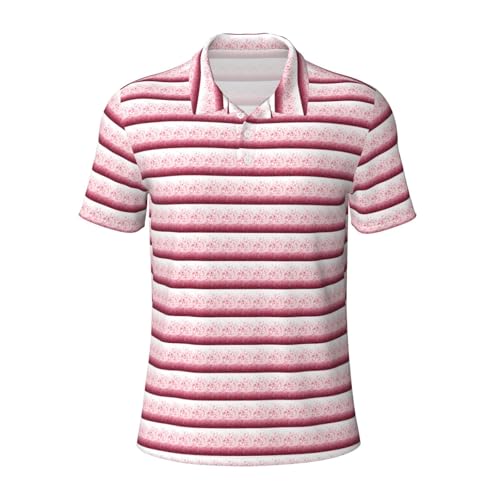 Chemise décontractée à manches courtes homme design pétales roses haut de gamme en tissu fluide