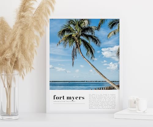 Generic Fort Myers Travel Print, Fort Myers Wall Art, Fort Myers Photography, Fort Myers Photo, Fort Myers Artwork, Fort Myers Home Decor,93, White