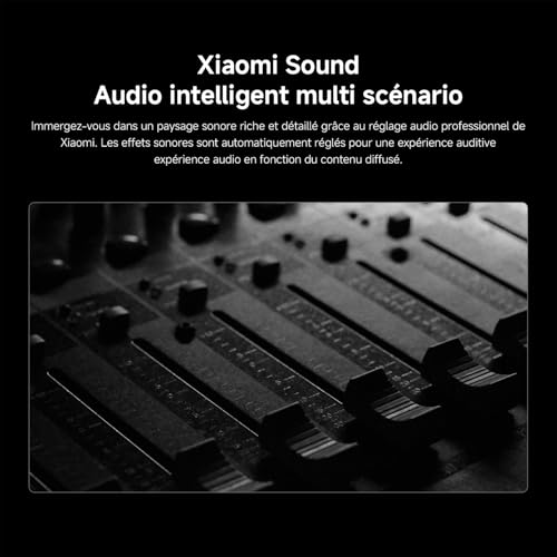 XIAOMI TV A Pro 65, 165 cm (65 Pouces), 4K UHD QLED, Smart TV, Google TV, Contrôle Vocal, HDR10+, Mode Game Boost 120Hz, MEMC, 2Go+8Go, Compatible avec Airplay & Google Cast