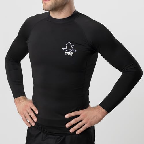 93Brand Standard Issue Long Sleeve Rashguard 2-Pack BJJ Jiujitsu Black/Smoke Grey2