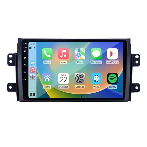 Autoradio Android 9 pouces pour Suzuki SX4 de 2006 à 2013 avec écran tactile IPS et Bluetooth intégré
