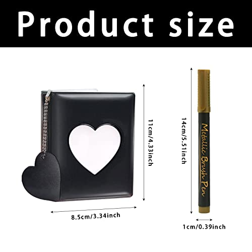 ROOBZE Mini Album Fotografico nero 3 Pollici