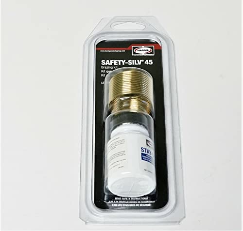 Replacement for fits 45KPOP Harris Safety-Silv 45 45% Silver Solder Brazing Alloy 1 Troy Ounce w/Flux