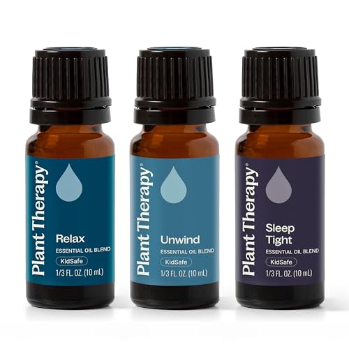Plant Therapy Sleep Easy Essential Oil Blend Set 10 mL