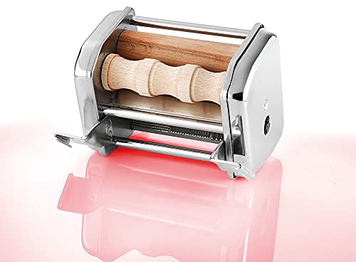 Imperia Millegnocchi Accessorio macchina per la pasta 100% Made in Italy. Accessori macchina pasta fresca in acciaio. Accessorio crea cavatelli, gnocchetti sardi, rigatelli. Manovella (Fine serie) - 2