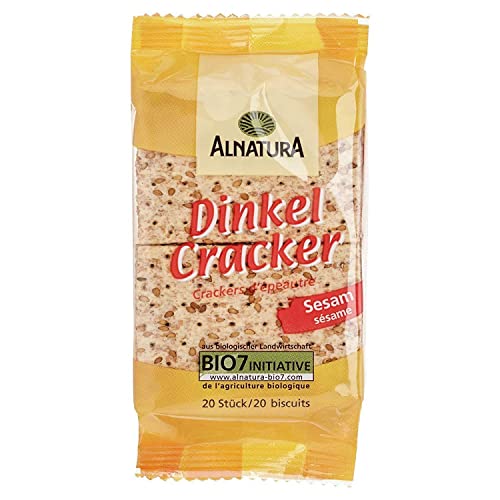 Alnatura Bio Dinkel Cracker Sesam, 100 g