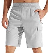 Libin Men's Hiking Cargo Shorts Lightweight Quick Dry Athletic Casual Shorts for Golf Outdoor Act...