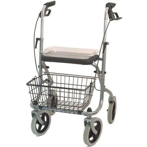 gesundheitsladen Rollator Migo - Stahlrollator mit Korb und Tablett