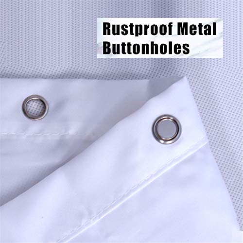 Hipaopao Starfish Seashell Beach Theme Fabric Shower Curtain Sets Bathroom Decor With Hooks Waterproof Washable 72 X 72 Inches Blue Yellow White #TOP2