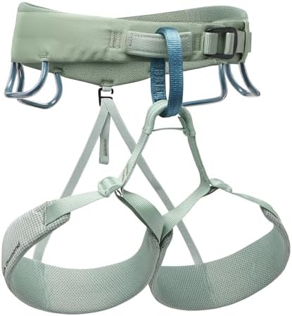 BLACK DIAMOND Women's Momentum Rock Climbing Harness, Adjustable ...