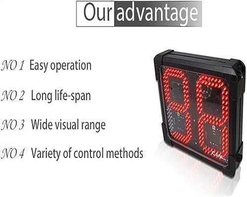 Marcador electrónico para baloncesto con control remoto miniatura 3