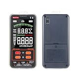 T5 6000 conteggi True RMS Multimetro Tester universale digitale Display LCD grande da 3,8 pollici Multi-tester Tensione e corrente Resistenza Capacità Temperatura Diodo Buzzer Misurazione NCV