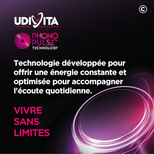Piles auditives 10 pour converser sereinement Udivita Phono Pulse - 3