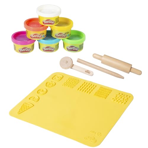 roba x Play-Doh Nachhaltiges Spielset - 3D-Kreativmatte, FSC-zertifizierte...