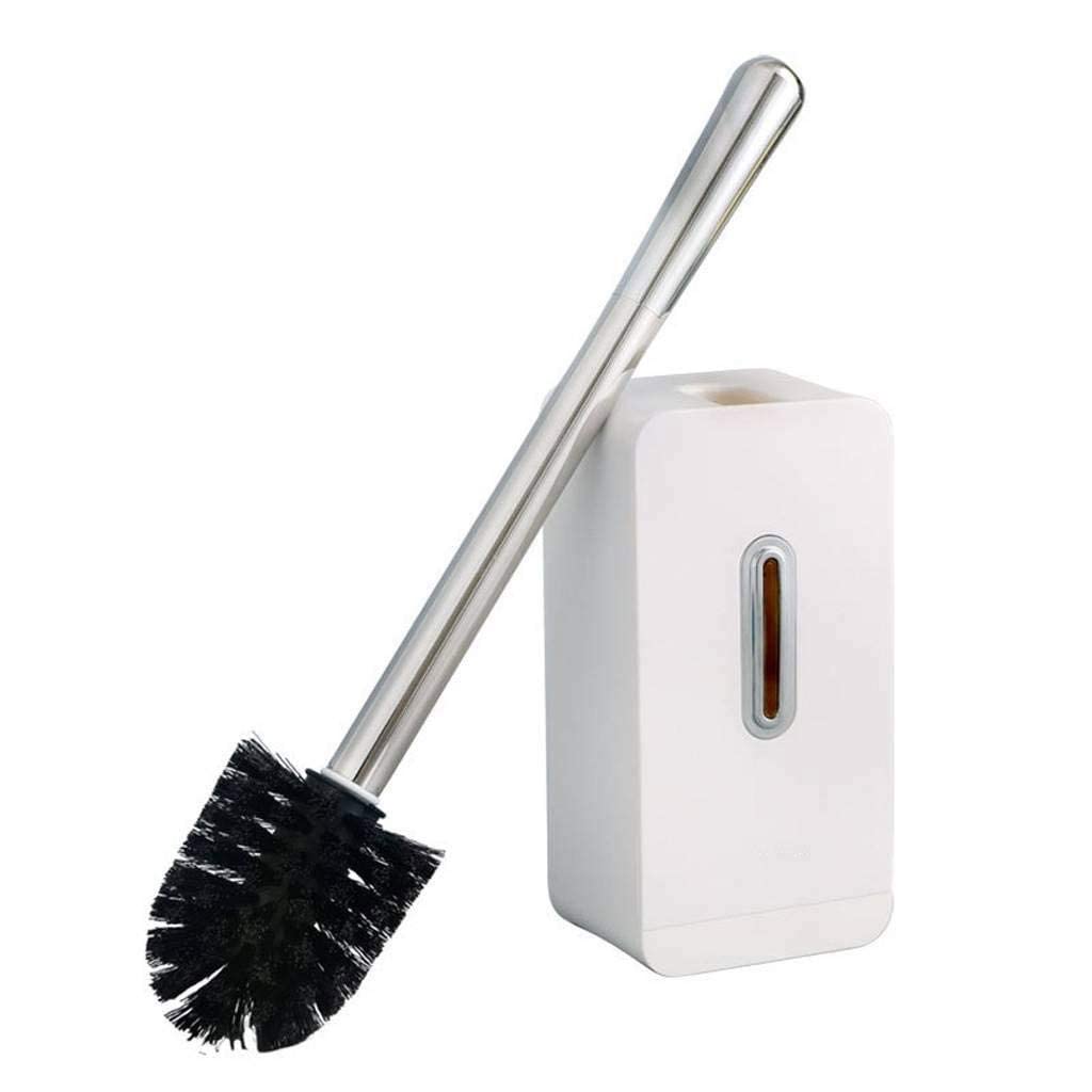 Porte brosse WC à long manche pour nettoyer le coin lavage sans angle mort