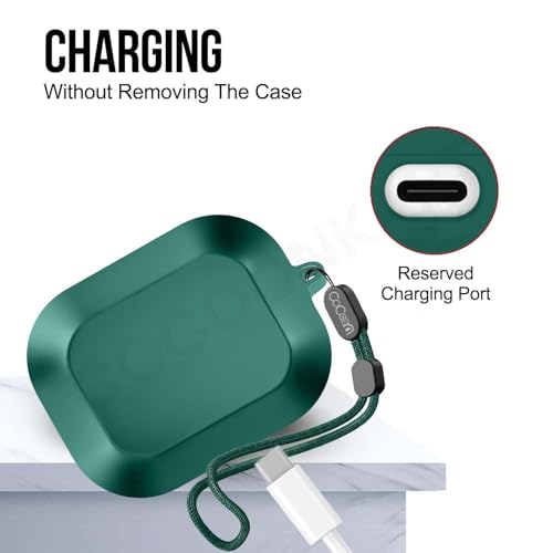 Image of Silicone Case Cover Compatible for Realme Buds Air 8 (2026) (Green)
