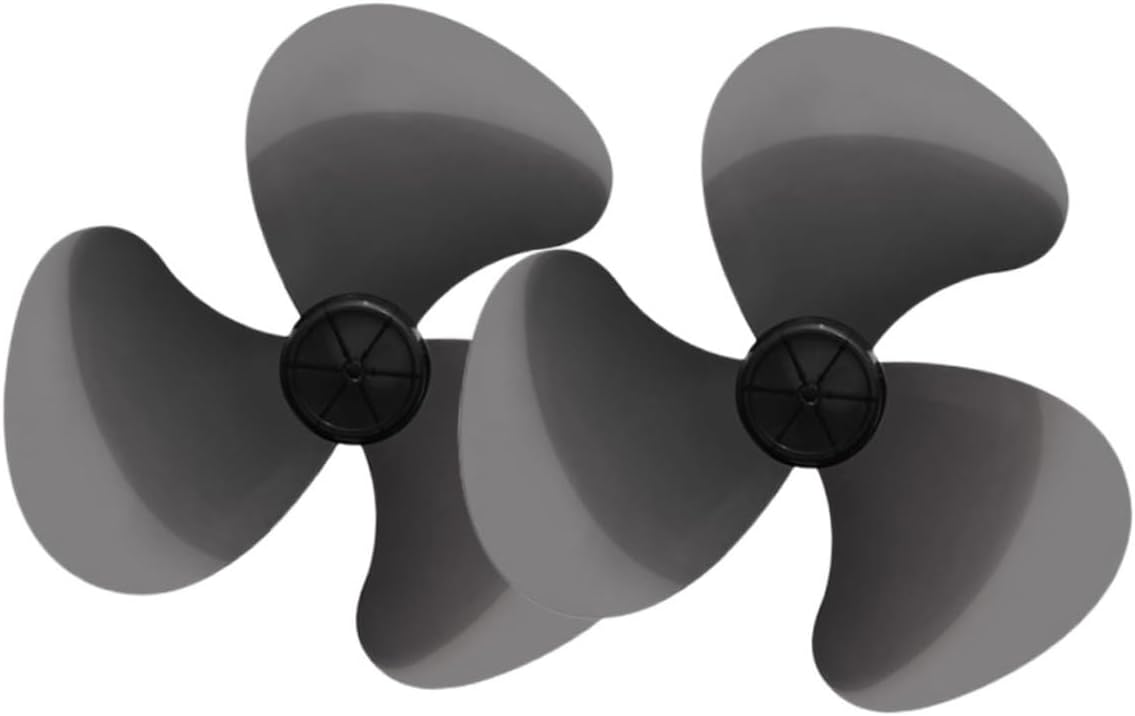 Levemolo 2pcs Fan Blades Table Fan Accessory Replacement Accessories Plastic Electric Leaves for Floor Table Plastic Blades Floor Supply